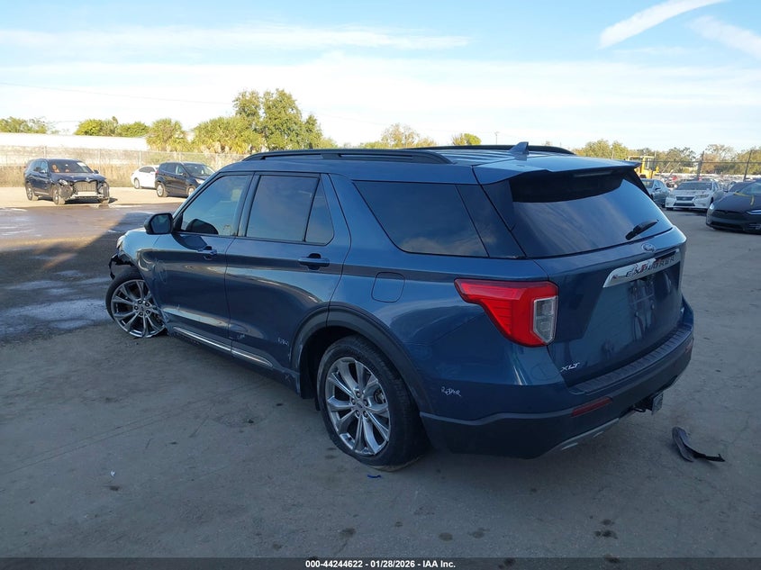 Vin: 1fmsk7dh1lgc46168, lot: 44740776, ford explorer xlt 20203