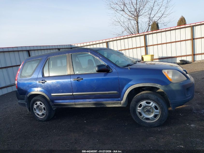 2005 Honda Cr-V Lx VIN: JHLRD68535C009170 Lot: 44245397