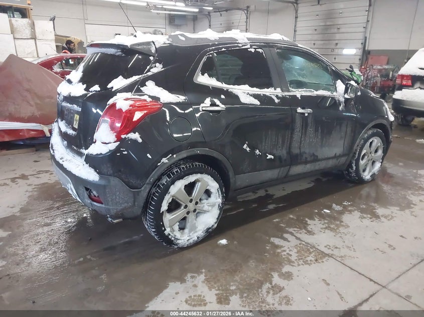 Vin: kl4cjcsb9fb050123, lot: 44741786, buick encore leather 20154