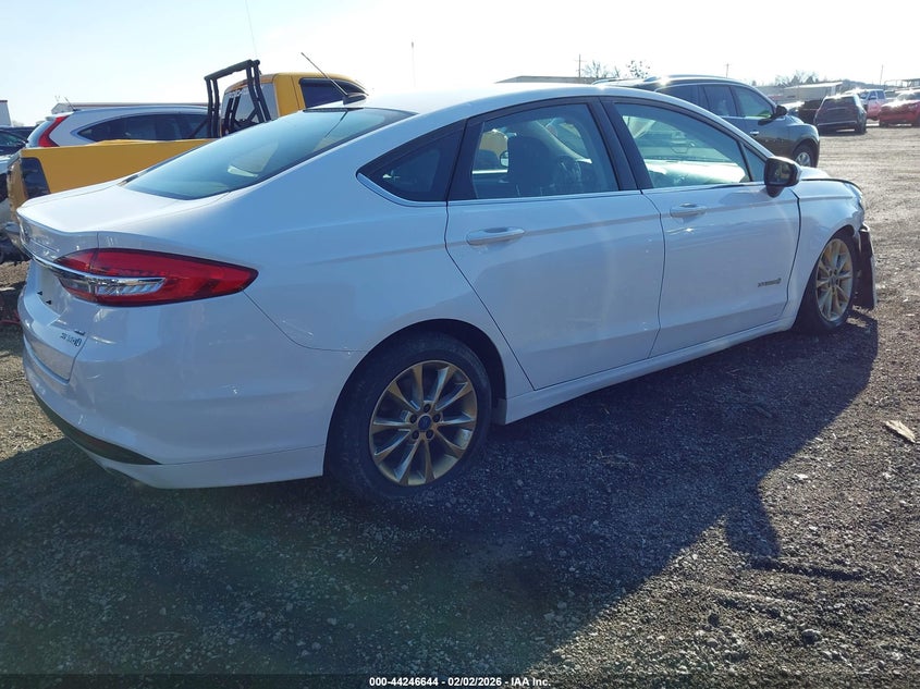 VIN 3FA6P0LU2HR314433 2017 FORD FUSION HYBRID SE