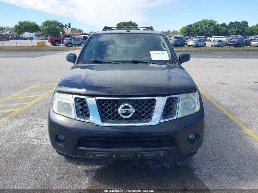 2010 Nissan Pathfinder Le VIN: 5N1AR1NB1AC625965 Lot: 44246682