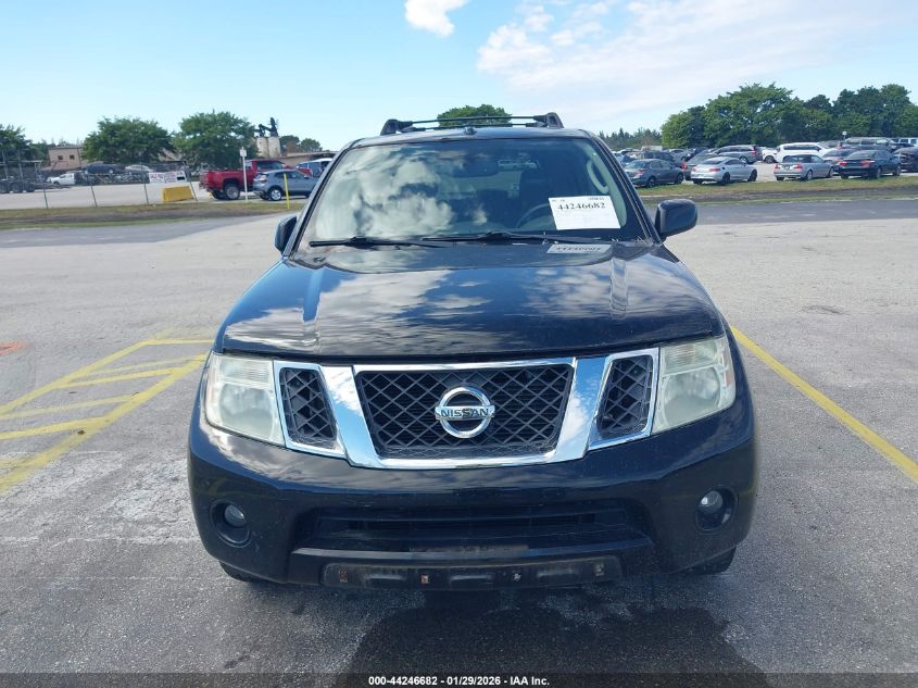 2010 Nissan Pathfinder Le VIN: 5N1AR1NB1AC625965 Lot: 44246682
