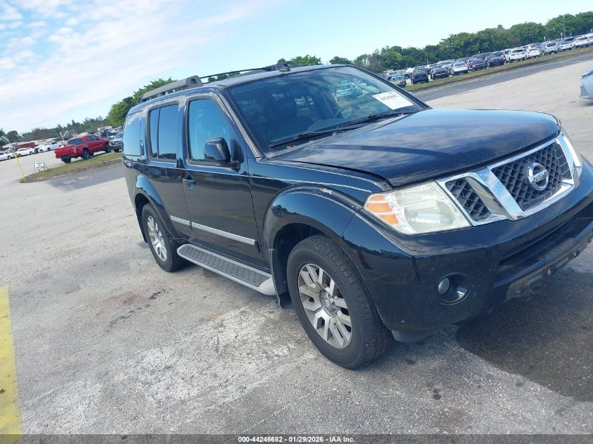 2010 Nissan Pathfinder Le VIN: 5N1AR1NB1AC625965 Lot: 44246682