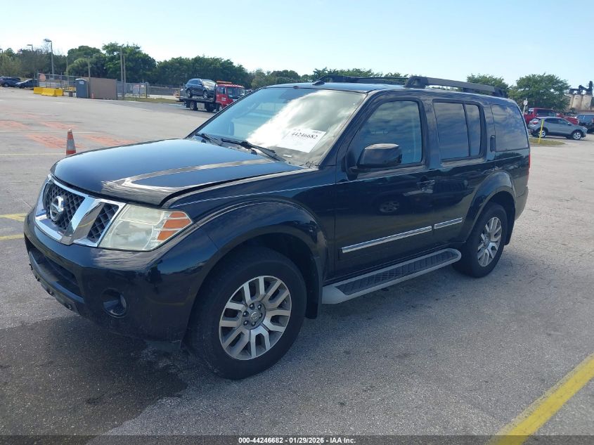 2010 Nissan Pathfinder Le VIN: 5N1AR1NB1AC625965 Lot: 44246682
