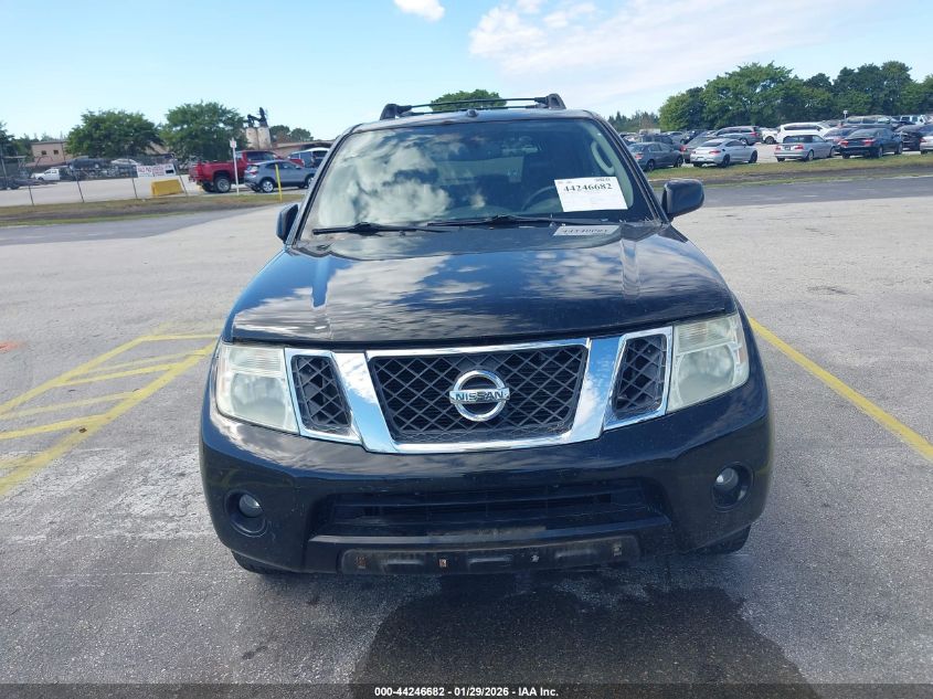 2010 Nissan Pathfinder Le VIN: 5N1AR1NB1AC625965 Lot: 44246682