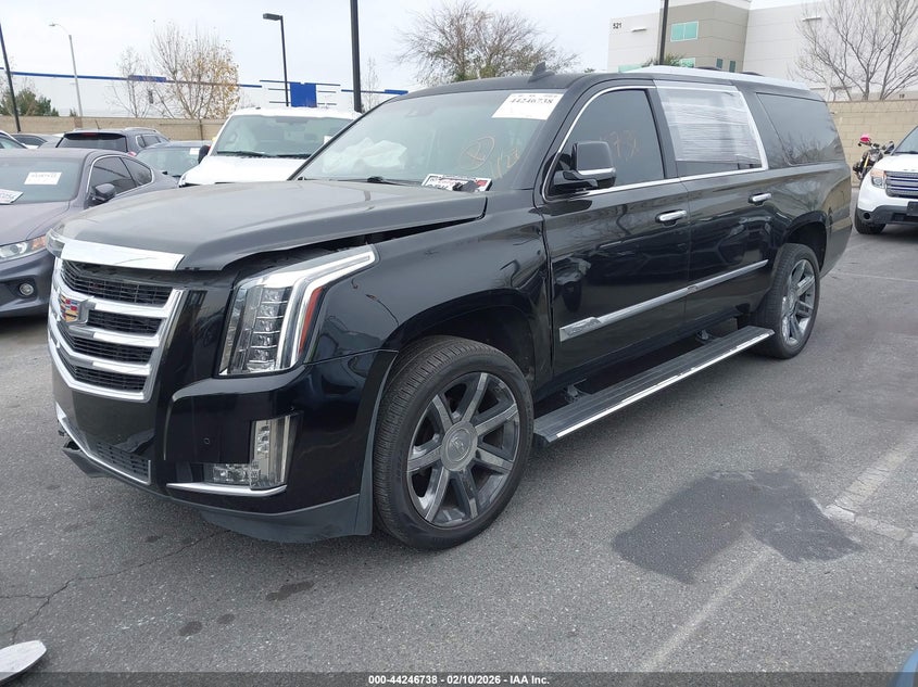 Vin: 1gys4jkjxgr121336, lot: 44742892, cadillac escalade esv premium collection 20162