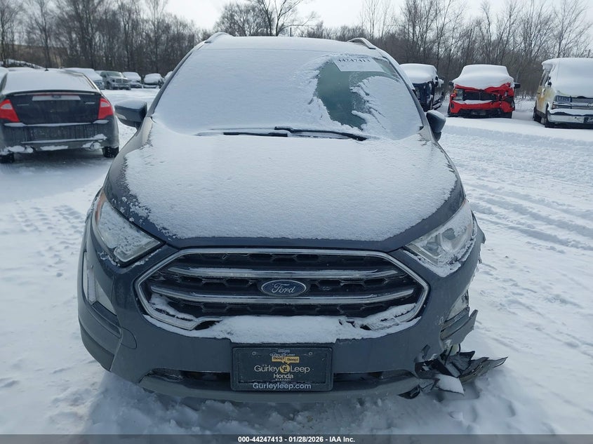 VIN MAJ6S3KL1KC289698 2019 FORD ECOSPORT TITANIUM