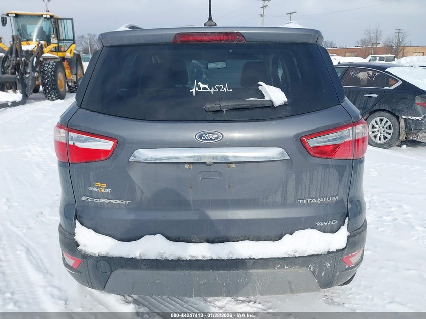VIN MAJ6S3KL1KC289698 2019 FORD ECOSPORT TITANIUM
