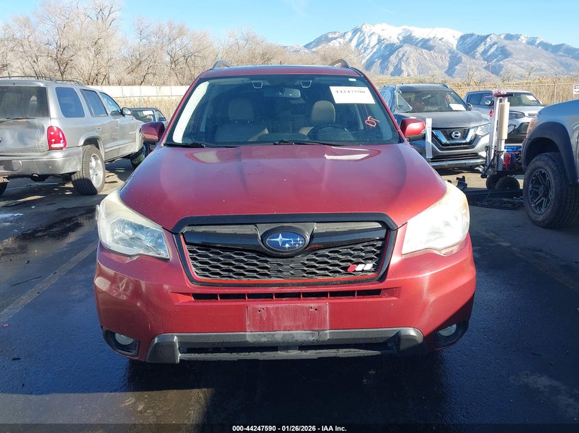 2014 Subaru Forester 2.5I Touring VIN: JF2SJAPC2EH502997 Lot: 44247590