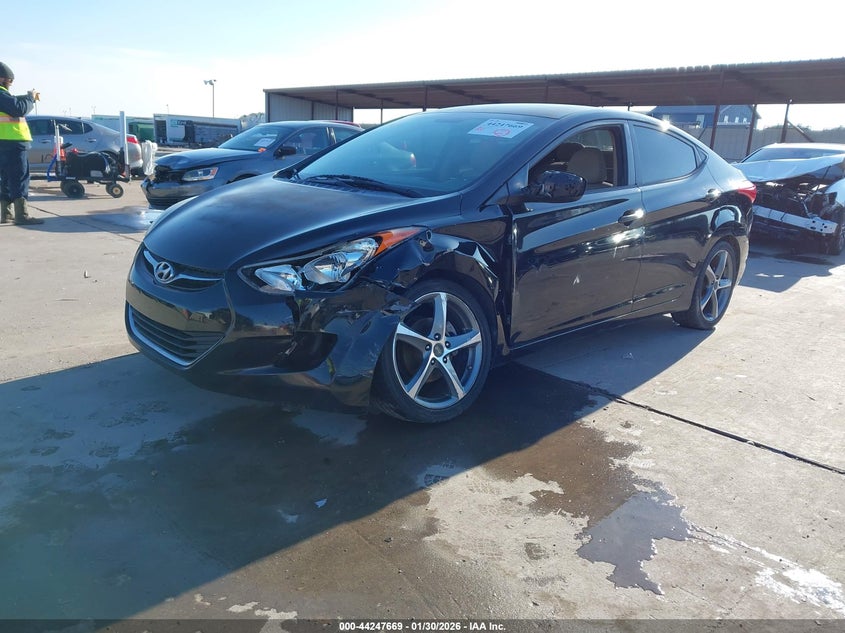 2012 Hyundai Elantra 1.8 Gls black Lot 111044247669 Vin 5NPDH4AE7CH085003