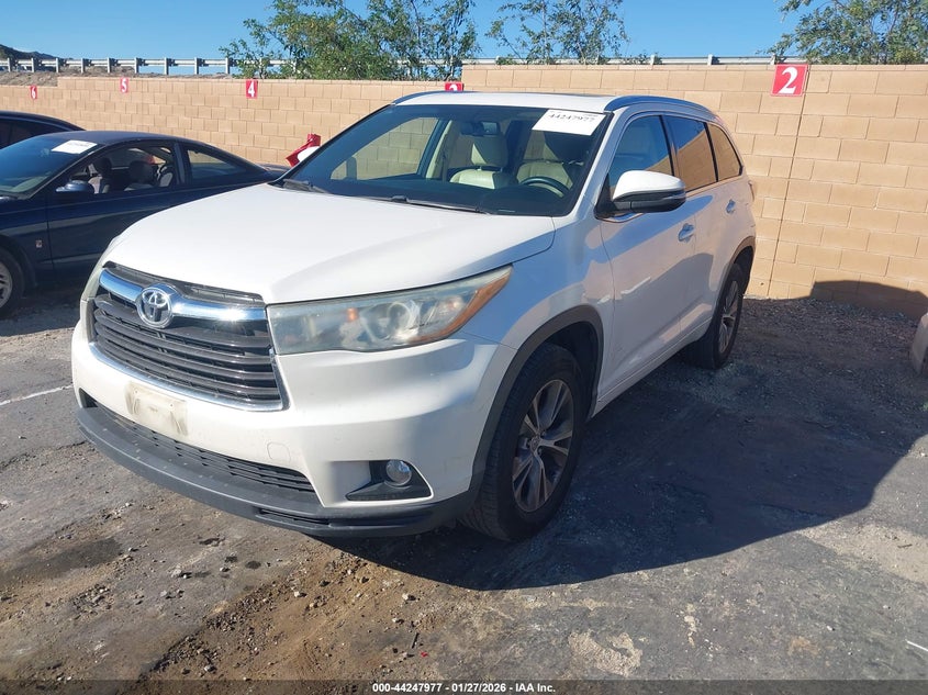 2015 Toyota Highlander Xle V6