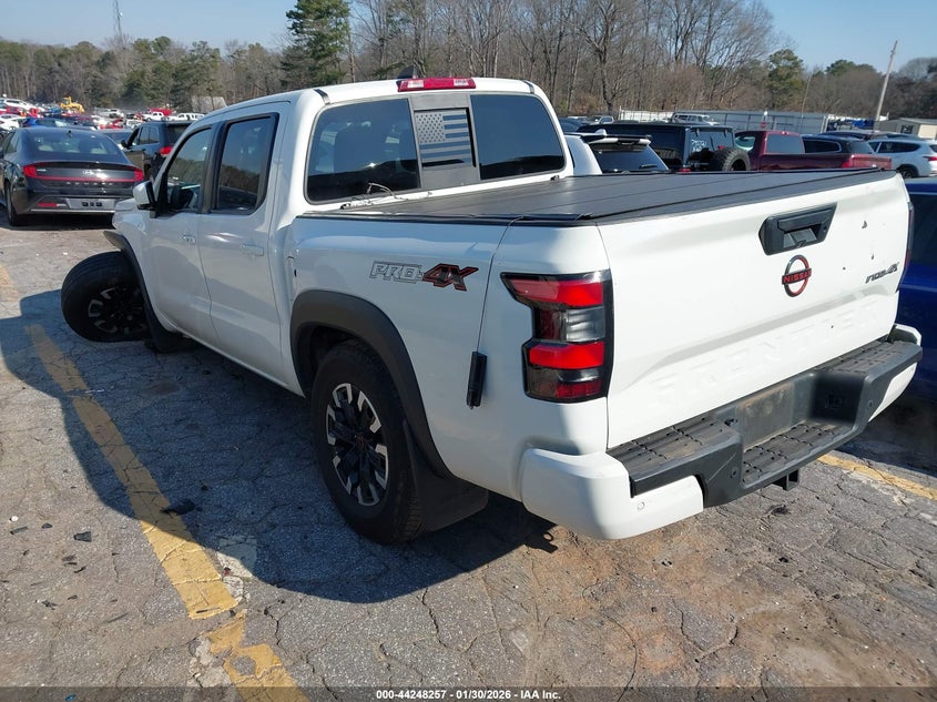 Vin: 1n6ed1ek7nn617297, lot: 44744411, nissan frontier pro-4x 4x4 20223