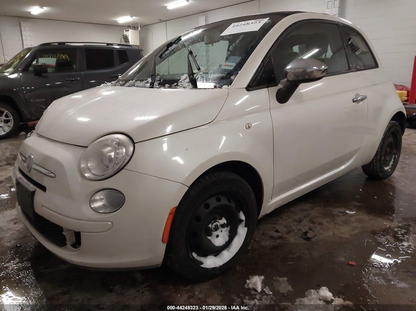 Vin: 3c3cffdr1dt560050, lot: 44744477, fiat 500c pop 20132