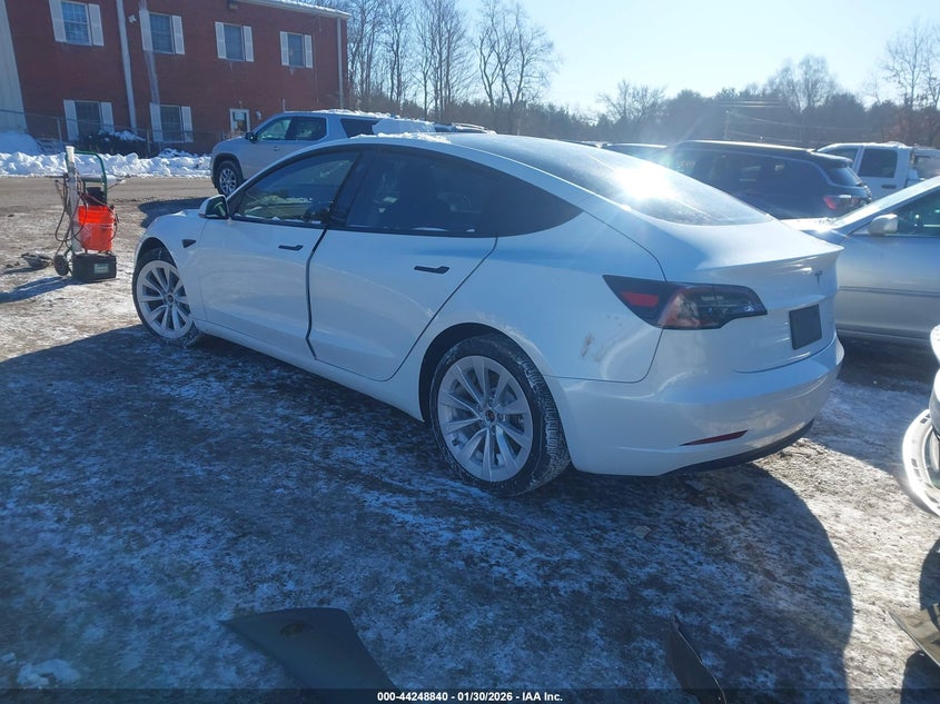 2022 TESLA MODEL 3 auction photo 3