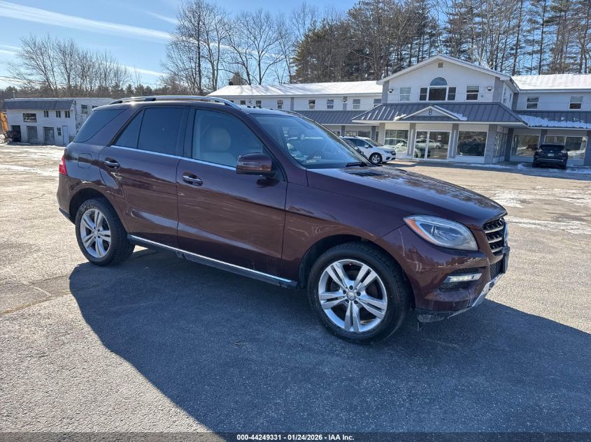 2013 Mercedes-Benz Ml 350 4Matic