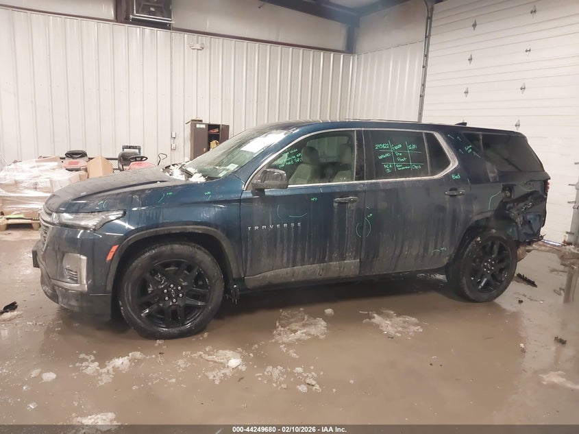 2022 Chevrolet Traverse Awd Ls VIN: 1GNEVFKW1NJ118577 Lot: 44249680