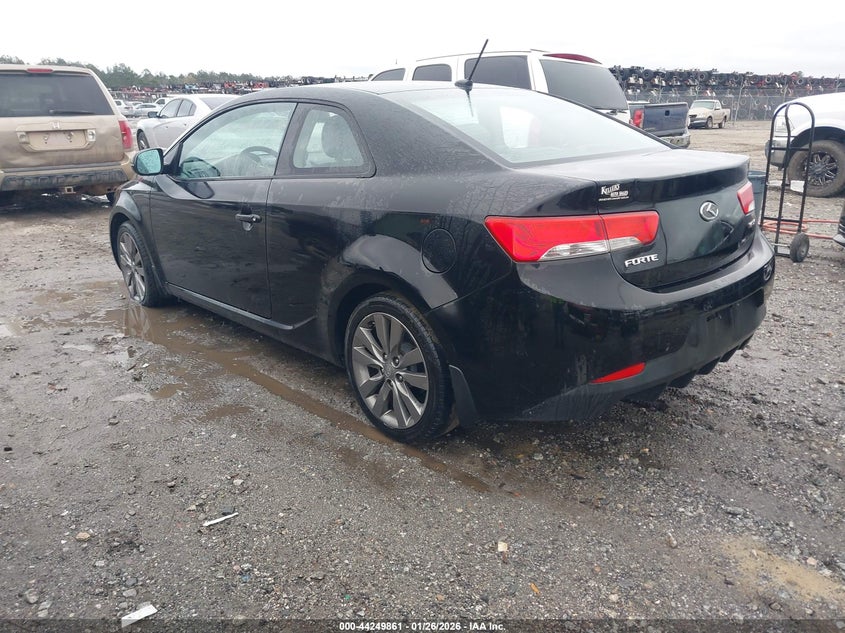 2012 Kia Forte 2.4 Koup Sx black Lot 111044249861 Vin KNAFW6A36C5621350