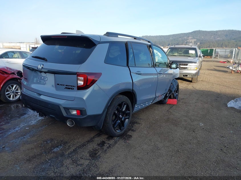 Vin: 5fnyf8h84sb003157, lot: 44746068, honda passport awd black 20254