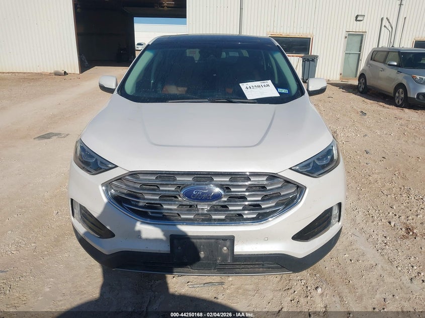 2019 Ford Edge 2.0 Titanium white Lot 111044250168 Vin 2FMPK3K96KBC61636