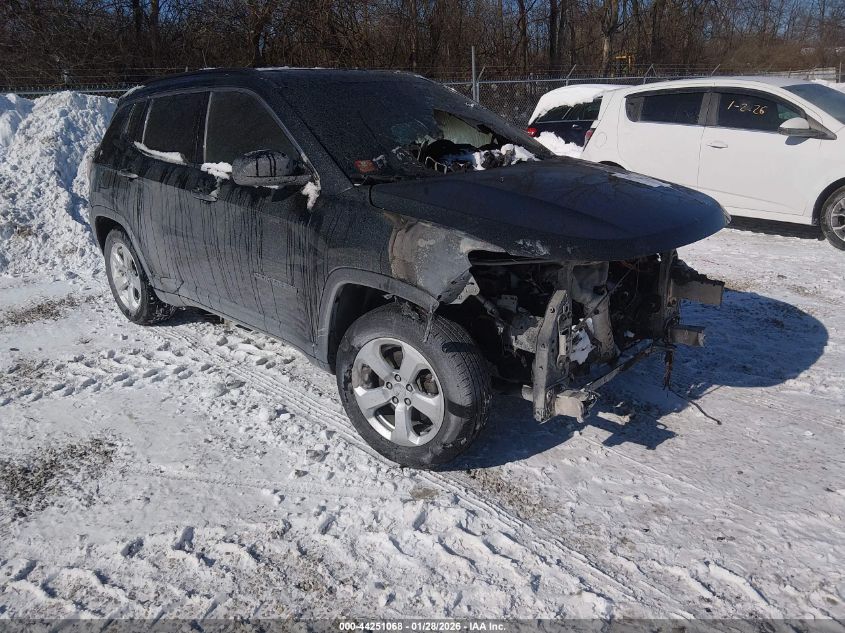 2019 Jeep Compass Latitude Fwd VIN: 3C4NJCBB7KT852015 Lot: 44251068