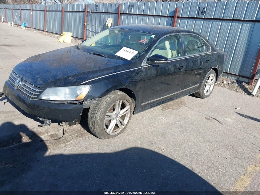 2012 Volkswagen Passat 2.0L Tdi Se