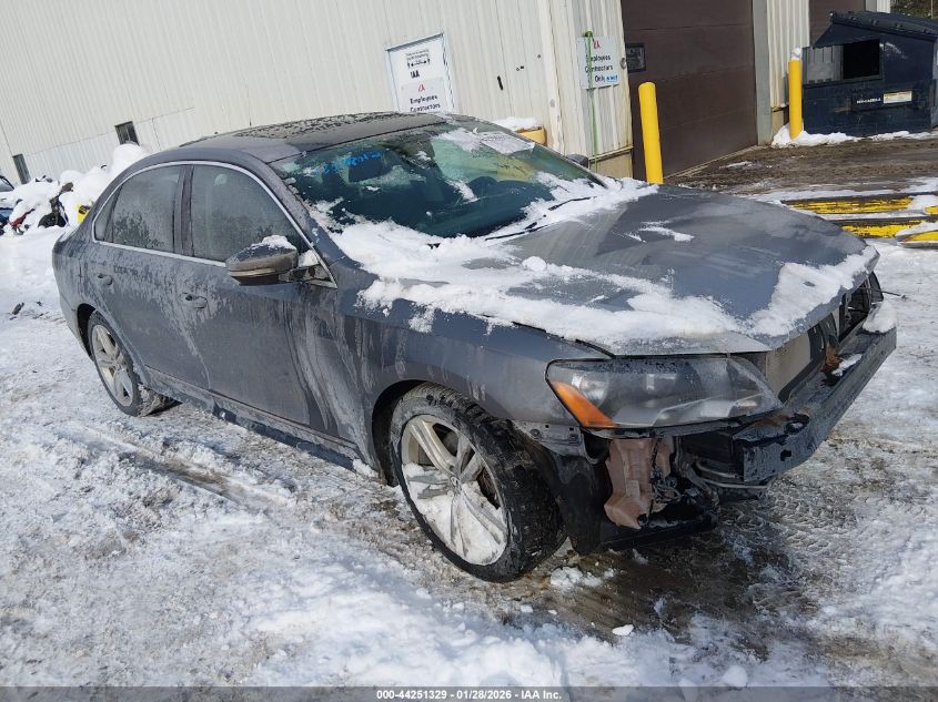 2013 Volkswagen Passat 2.0L Tdi Sel Premium
