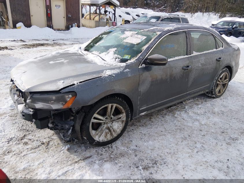 2013 Volkswagen Passat 2.0L Tdi Sel Premium