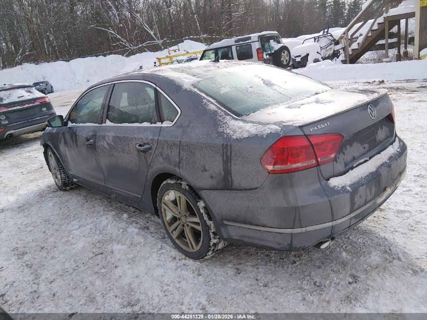 2013 Volkswagen Passat 2.0L Tdi Sel Premium