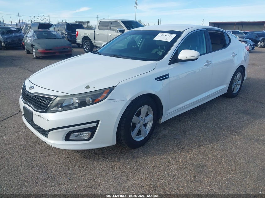 2015 KIA OPTIMA SEDAN 2.4L I-4 DI, DOHC, VVT, 192HP