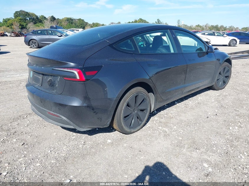 Vin: 5yj3e1ea3sf874675, lot: 44748147, tesla model 3 long range rear-wheel drive/standard rear-wheel drive 20254