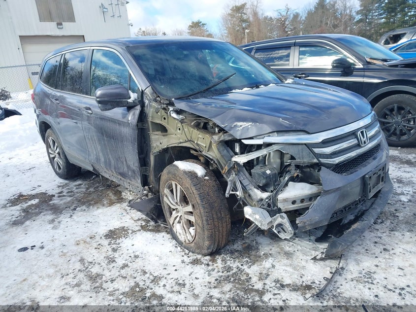 5FNYF6H51HB081480 2017 Honda Pilot Ex-L auction photo 1