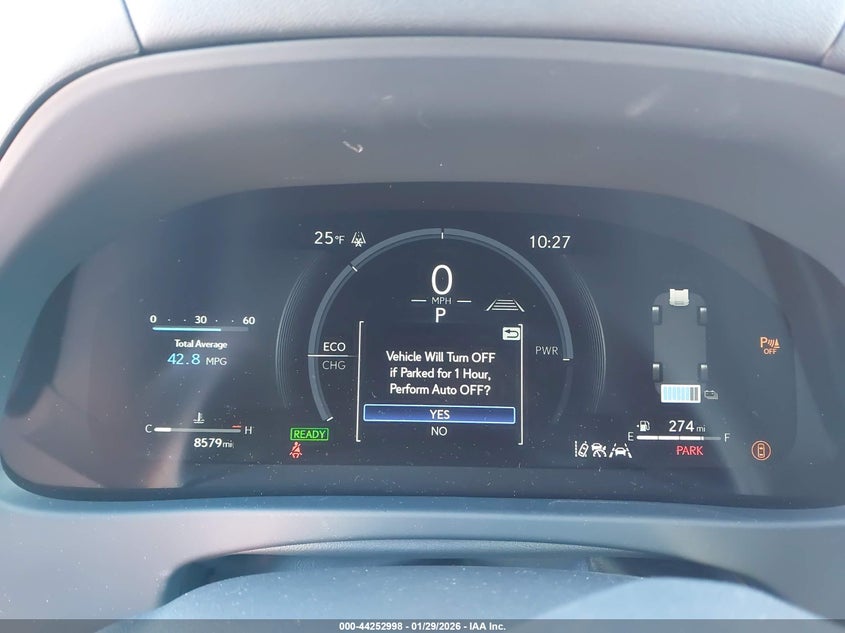 2025 Lexus Ux 300H Premium VIN: JTHUCJDH9S2008909 Lot: 44252998