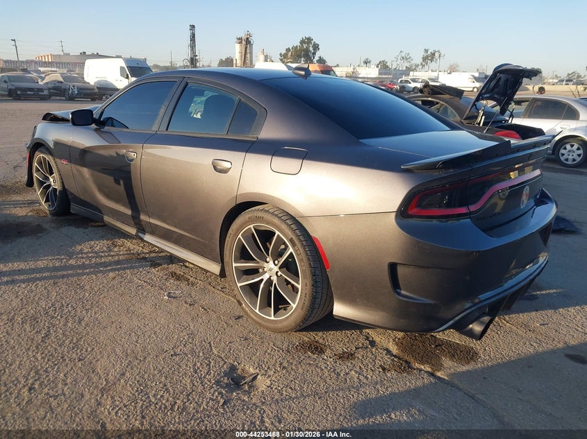 Vin: 2c3cdxgj8jh336263, lot: 44749641, dodge charger r/t scat pack rwd 20183