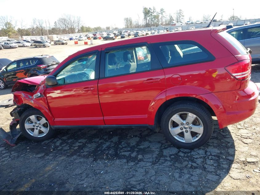 2013 Dodge Journey American Value Pkg VIN: 3C4PDCAB0DT535617 Lot: 44253569