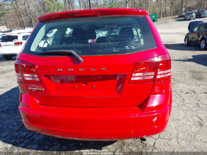 2013 Dodge Journey American Value Pkg VIN: 3C4PDCAB0DT535617 Lot: 44253569