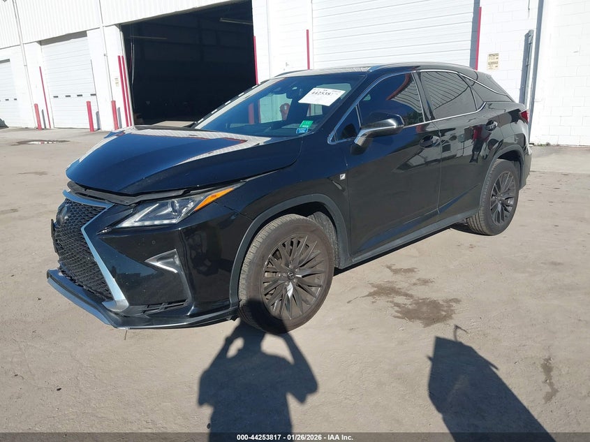 Vin: 2t2bzmca6gc038368, lot: 44749990, lexus rx 350 f sport 20162