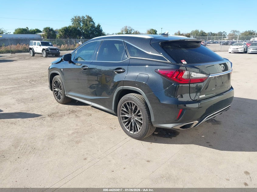 Vin: 2t2bzmca6gc038368, lot: 44749990, lexus rx 350 f sport 20163