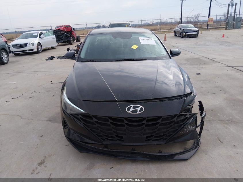 2021 Hyundai Elantra Sel VIN: 5NPLS4AG7MH005683 Lot: 44253960