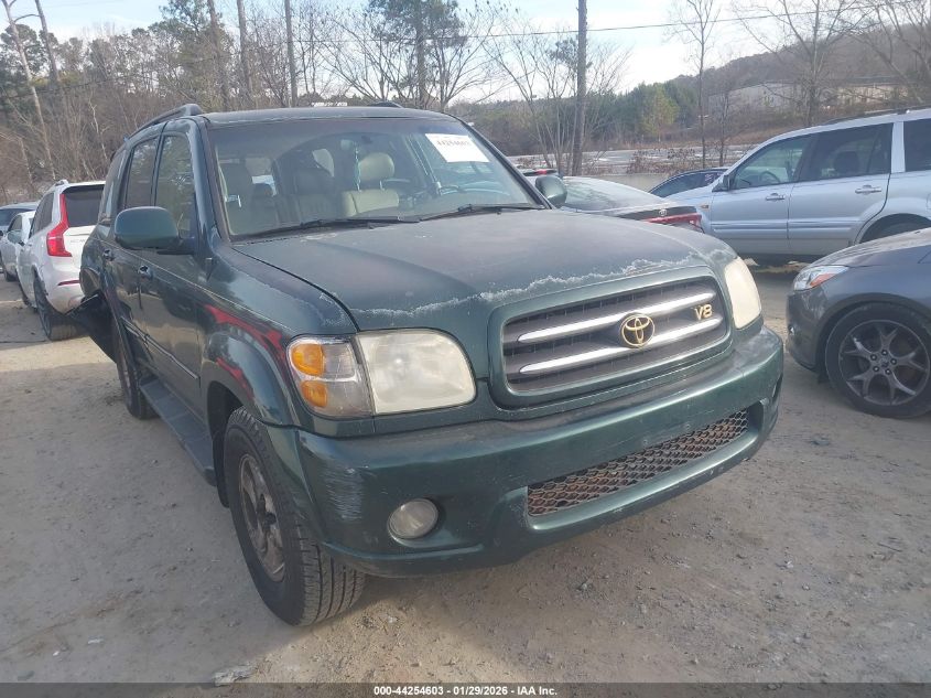 2002 Toyota Sequoia Limited V8