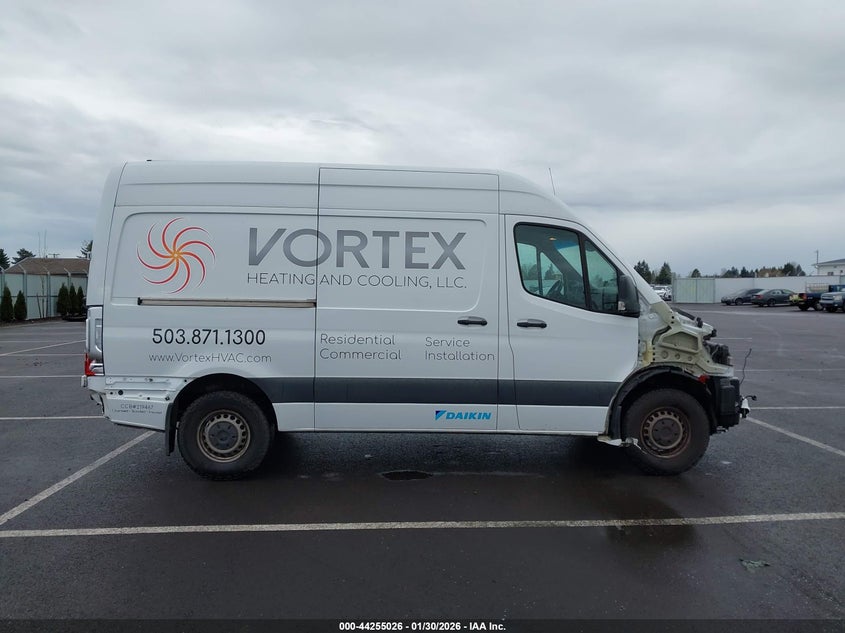 2022 Mercedes-Benz Sprinter 2500 Standard Roof I4 Diesel VIN: W1Y4DBHY6NT085262 Lot: 44255026