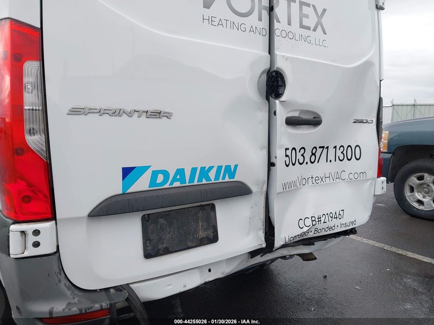 2022 Mercedes-Benz Sprinter 2500 Standard Roof I4 Diesel VIN: W1Y4DBHY6NT085262 Lot: 44255026