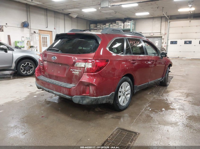 Vin: 4s4bsadc7f3225581, lot: 44751290, subaru outback 2.5i premium 20154