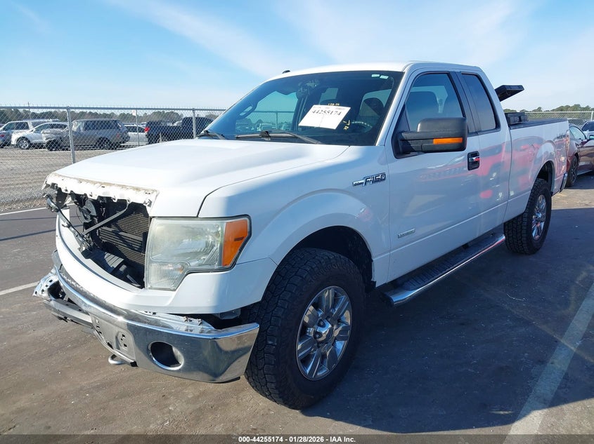 2012 Ford F-150 3.5 Xlt white Lot 111044255174 Vin 1FTFX1ET0CFB32238