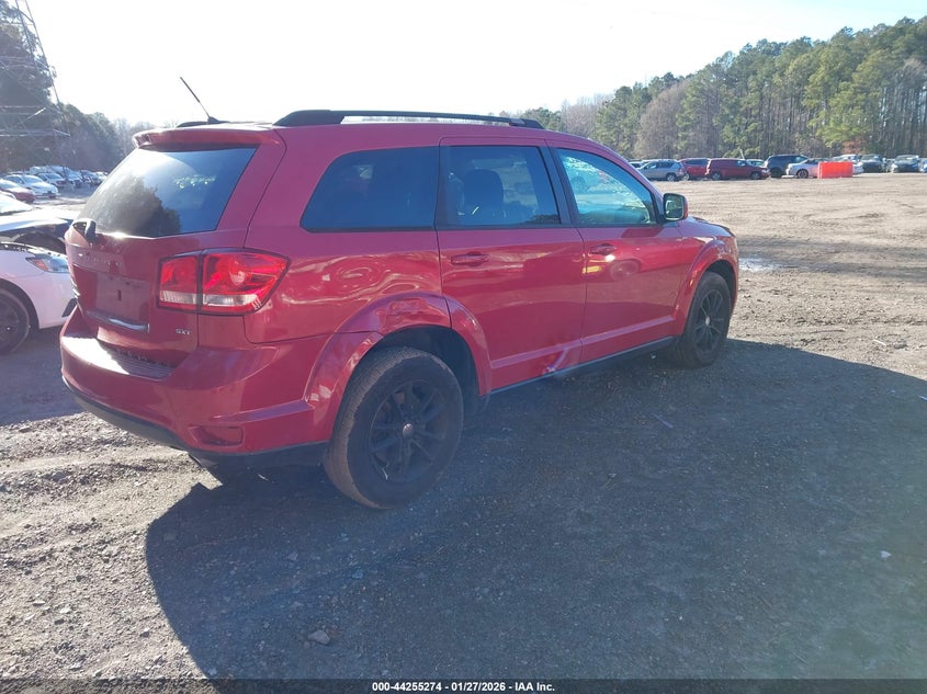 Vin: 3c4pddbg3ft557940, lot: 44751447, dodge journey sxt 20154