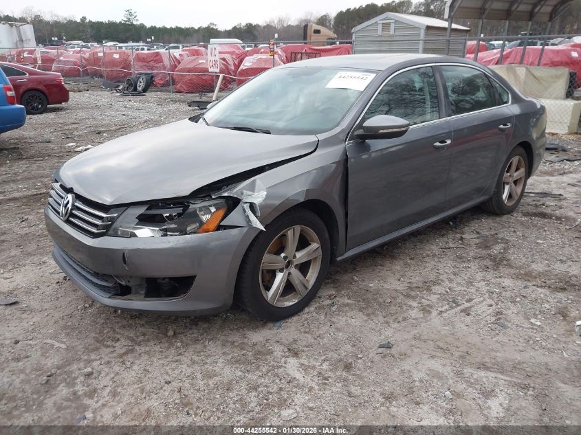 2012 Volkswagen Passat 2.5L Se