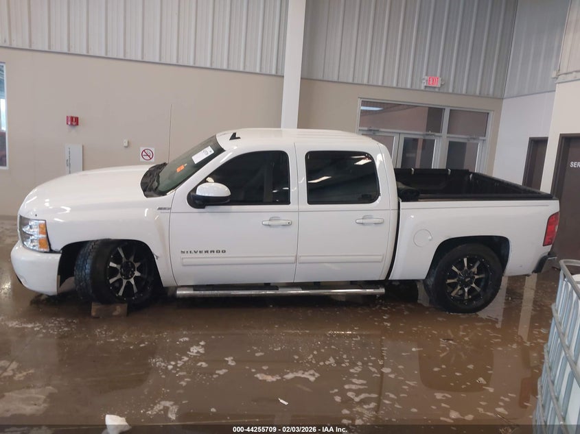 2012 Chevrolet Silverado 5.3 1500 Ltz white Lot 111044255709 Vin 3GCPKTE78CG111573