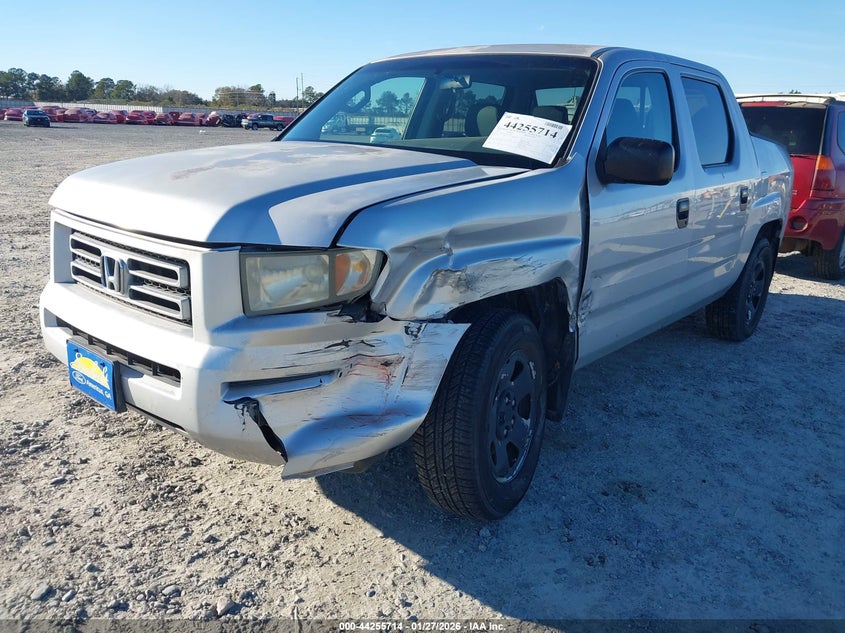 2007 Honda Ridgeline Rt VIN: 2HJYK16247H519971 Lot: 44255714