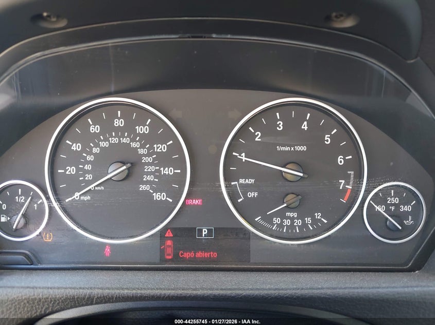 2016 BMW 320I VIN: WBA8E1G51GNT37220 Lot: 44255745