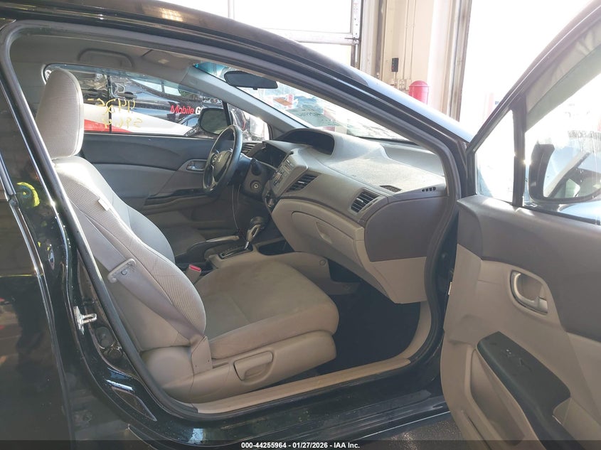 2012 Honda Civic 1.8 Lx black Lot 111044255964 Vin 19XFB2F56CE014807