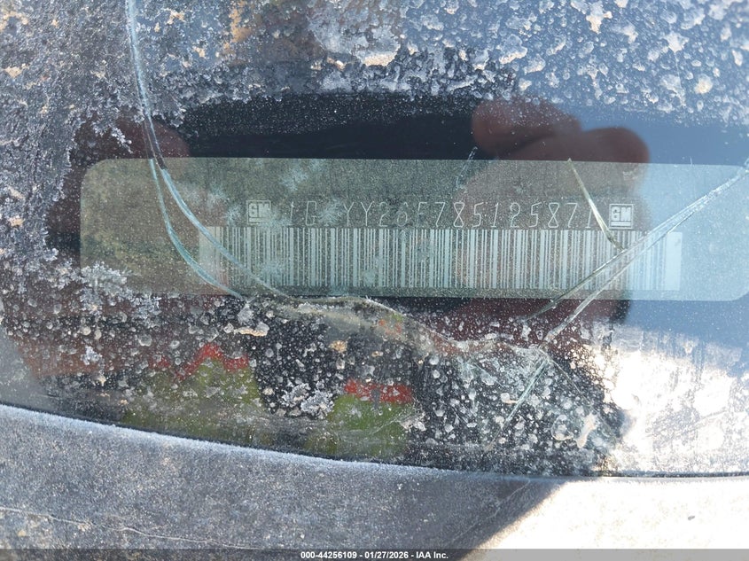 2008 Chevrolet Corvette Z06 Hardtop VIN: 1G1YY26E785125871 Lot: 44256109